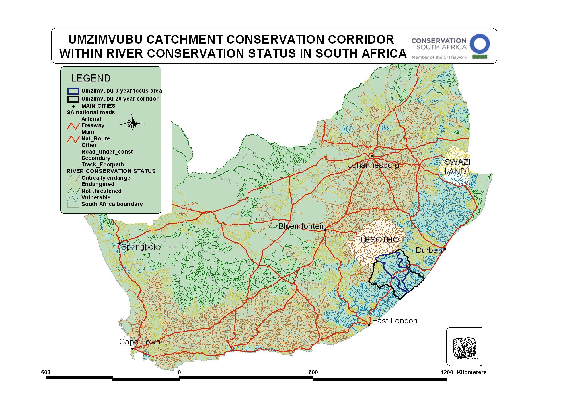 Umzimvubu Catchment Conservation Corridor Umzimvubu Catchment Conservation Corridor